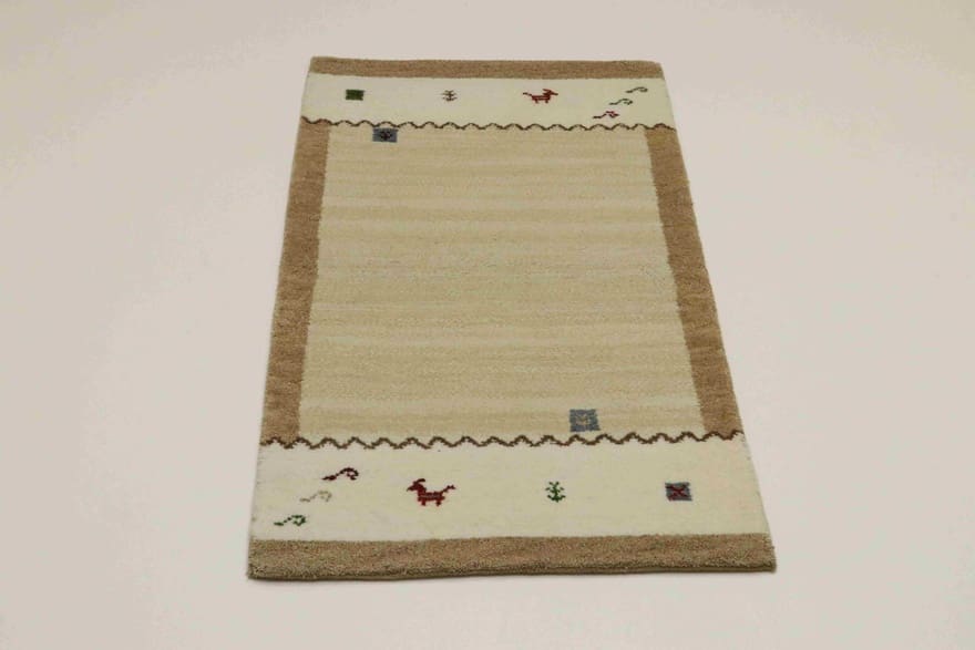 Gabbeh Orientteppich aus Indien, 140 × 70 cm