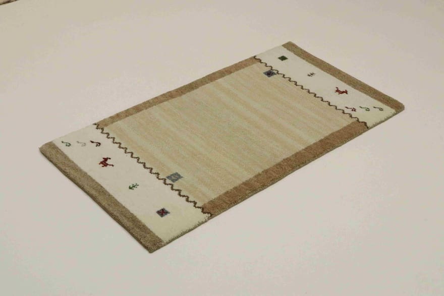 Gabbeh Orientteppich aus Indien, 140 × 70 cm
