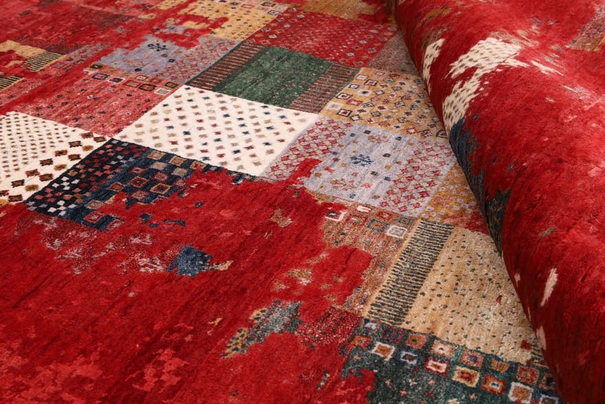 Handgeknüpfter Loribaft Orientteppich, 306 × 200 cm, Wolle