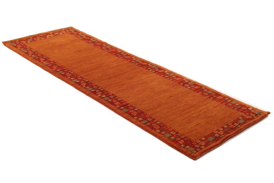 loribaft-orientteppich-245x81-cm-hochwertig-robust-handgeknupft-3 Handgeknüpfter Loribaft Orientteppich 243 × 80 cm