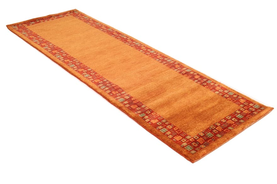 loribaft-orientteppich-245x81-cm-hochwertig-robust-handgeknupft-5 Handgeknüpfter Loribaft Orientteppich 243 × 80 cm