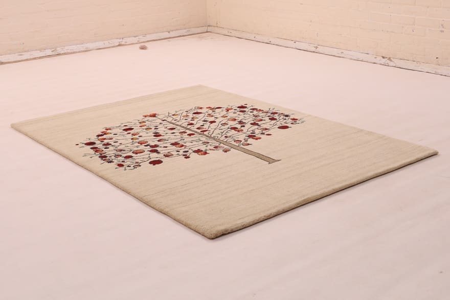 loribaft-teppich-205x144-cm-robust-handgeknupft-gabbeh-stil-1 Gabbeh Loribaft Orientteppich aus Indien, 203 × 143 cm