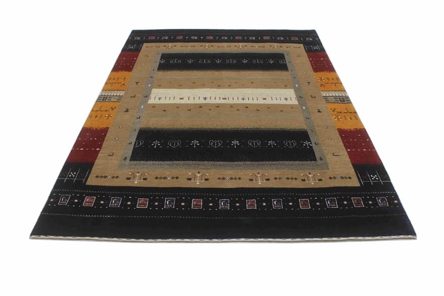 Loribaft Orientteppich 245 × 176 cm aus Wolle, handgeknüpft