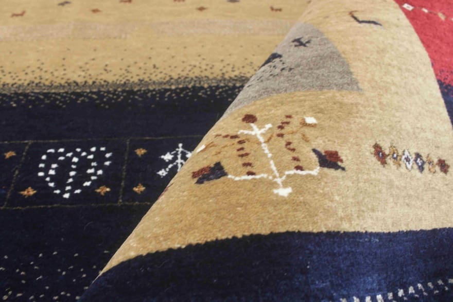 Loribaft Orientteppich 245 × 176 cm aus Wolle, handgeknüpft
