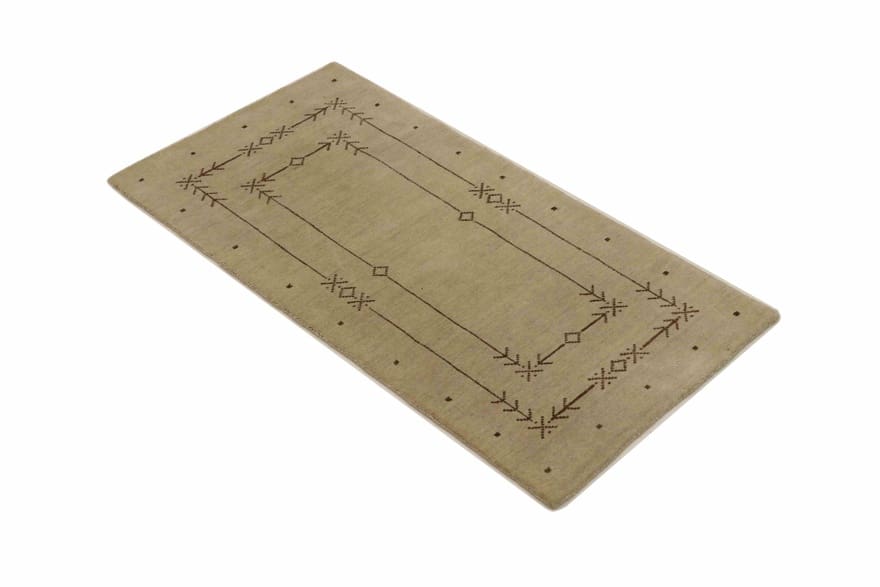 Handgeknüpfter Gabbeh Loribaft Orientteppich, 138 × 71 cm, Wolle