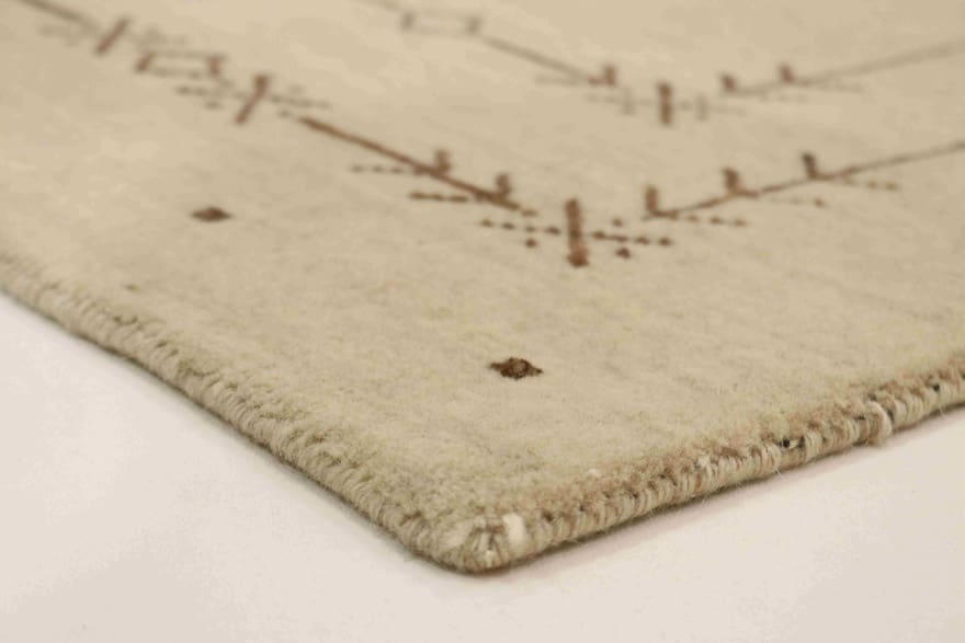 Handgeknüpfter Gabbeh Loribaft Orientteppich, 138 × 71 cm, Wolle