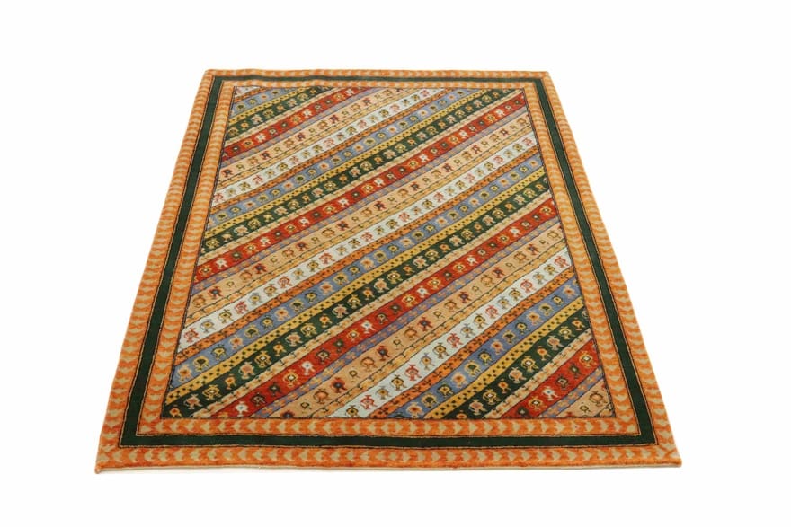 Handgeknüpfter Loribaft Orientteppich 193 × 140 cm