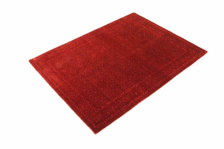 Loribaft Orientteppich 198 × 144 cm aus Wolle, handgeknüpft