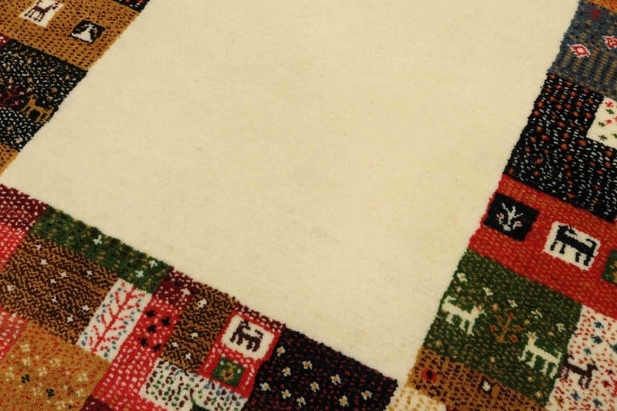 Handgewebter Loribaft Orientteppich, 157 × 87 cm, Wolle