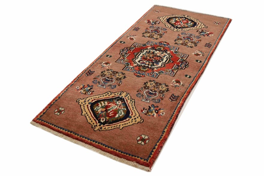 Gabbeh Loribaft Perserteppich aus Iran, 200 × 81 cm