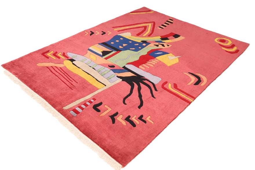 Nepal Teppich 245 × 180 cm aus Wolle & Seide, handgeknüpft