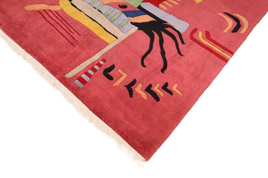 Nepal Teppich 245 × 180 cm aus Wolle & Seide, handgeknüpft
