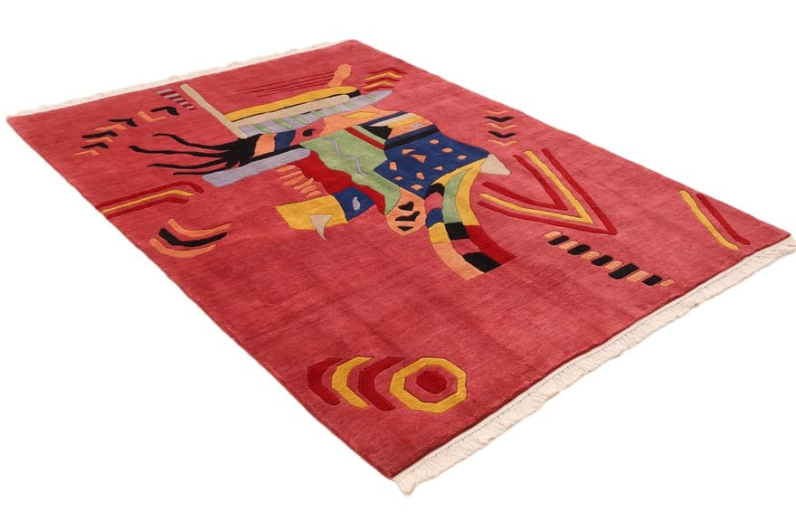 Nepal Teppich 245 × 180 cm aus Wolle & Seide, handgeknüpft