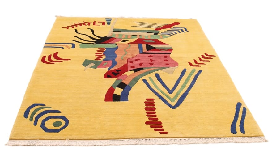 Handgeknüpfter Nepal Teppich, 242 × 170 cm, Wolle & Seide