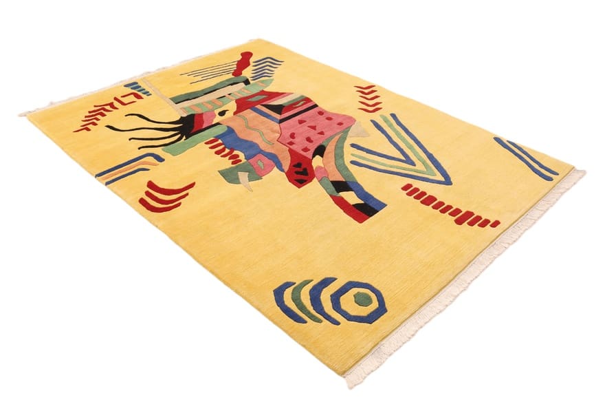 Handgeknüpfter Nepal Teppich, 242 × 170 cm, Wolle & Seide