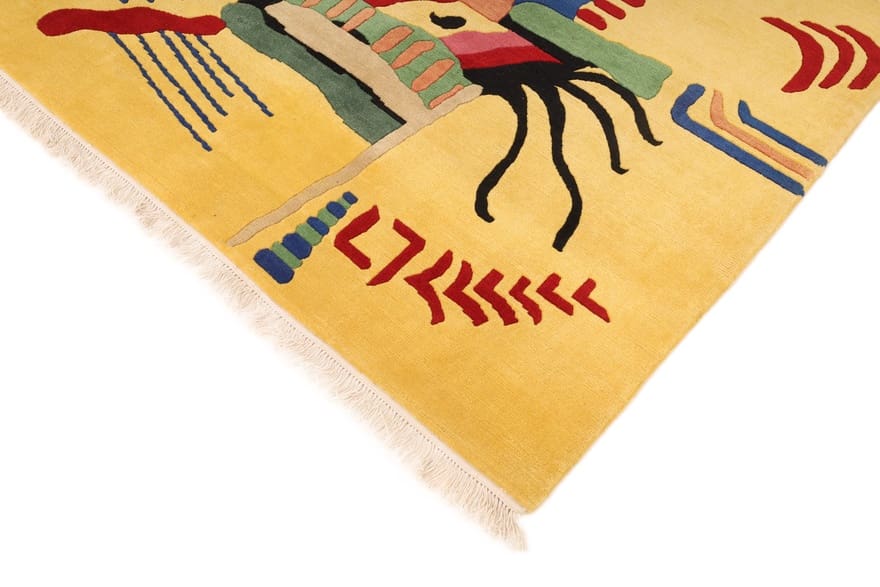 Handgeknüpfter Nepal Teppich, 242 × 170 cm, Wolle & Seide