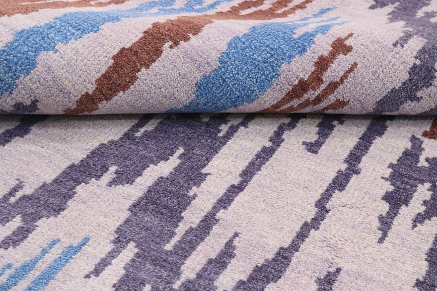 rugeast-modern-ikat-teppich-238x168-cm-handgeknupft-bunt-3 Handgeknüpfter Orientteppich 236 × 167 cm