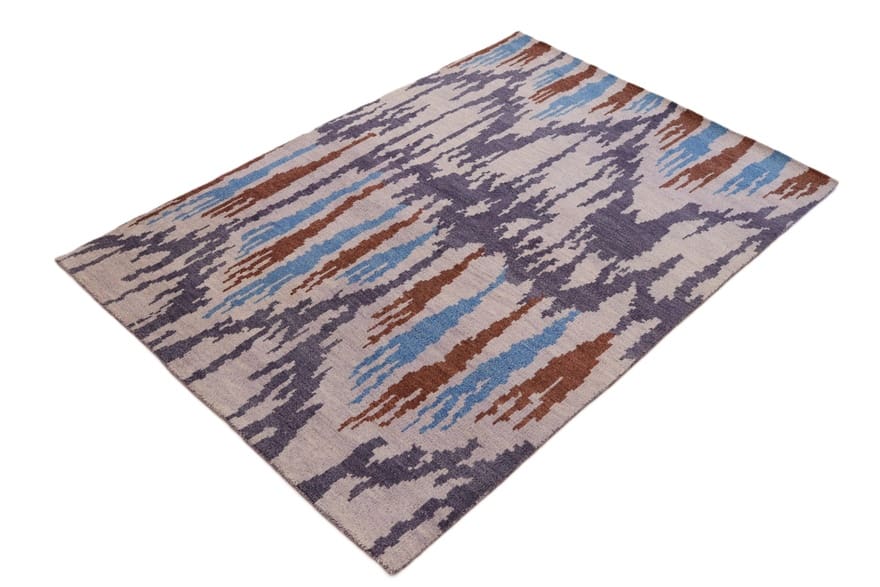 rugeast-modern-ikat-teppich-238x168-cm-handgeknupft-bunt-5 Handgeknüpfter Orientteppich 236 × 167 cm