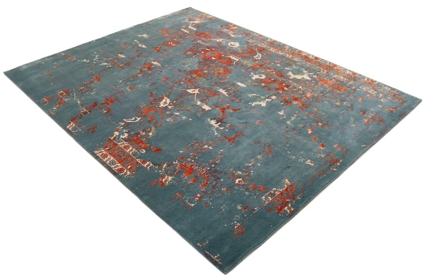 Orientteppich 310 × 248 cm aus Wolle, handgeknüpft