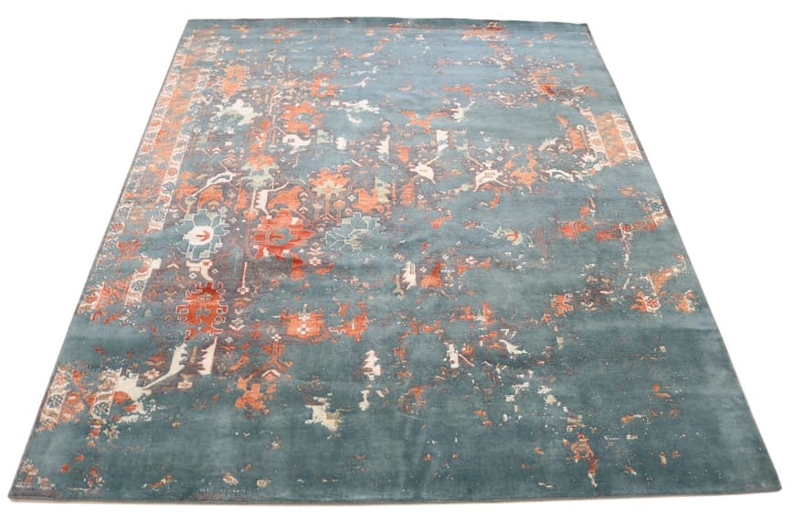 Orientteppich 310 × 248 cm aus Wolle, handgeknüpft