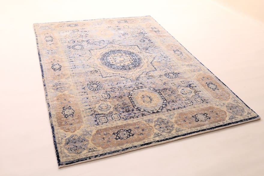 Handgeknüpfter Orientteppich, 251 × 174 cm, Wolle