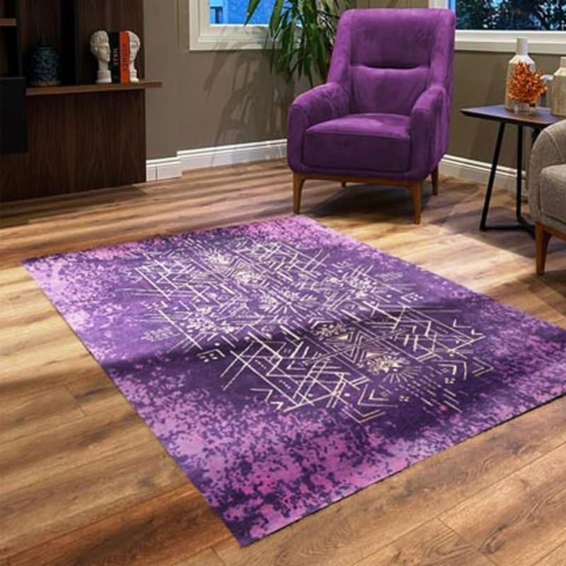 modern-lotus-teppich-301x249-cm-violett-rosa-handgeknupft-1 Handgeknüpfter Orientteppich, 299 × 248 cm, Wolle