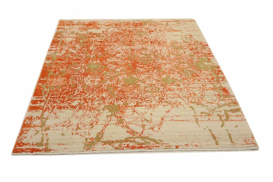 Orientteppich 300 × 200 cm aus Wolle & Seide, handgeknüpft