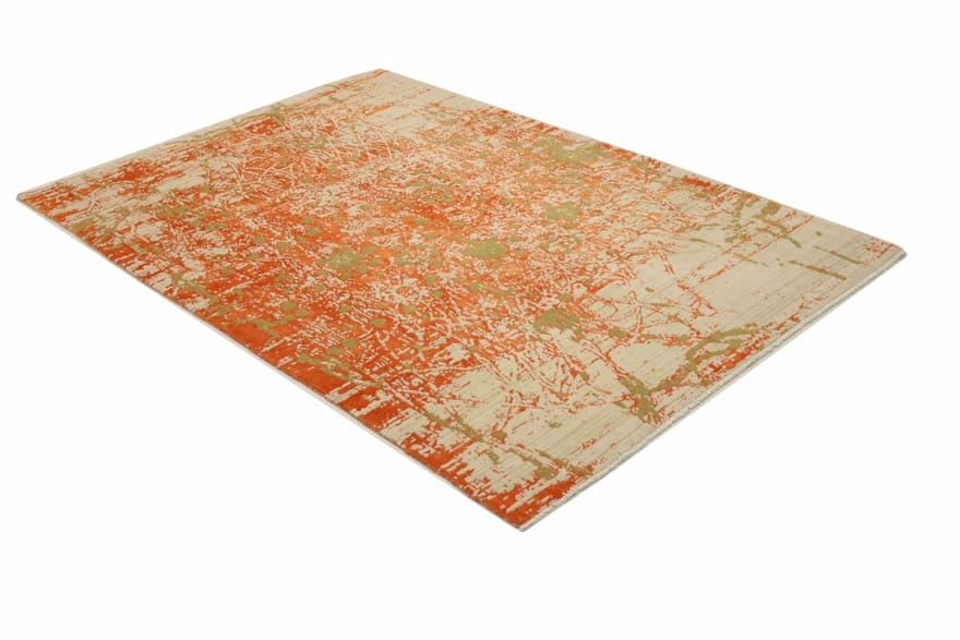 Orientteppich 300 × 200 cm aus Wolle & Seide, handgeknüpft