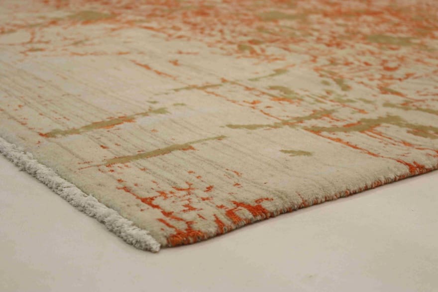 Orientteppich 300 × 200 cm aus Wolle & Seide, handgeknüpft