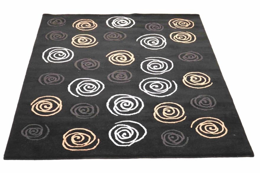 modern-nepal-teppich-207x146-cm-handgeknupft-asiatischer-stil-1 Handgeknüpfter Nepal Orientteppich 205 × 145 cm