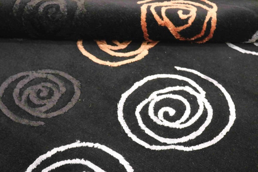 modern-nepal-teppich-207x146-cm-handgeknupft-asiatischer-stil-4 Handgeknüpfter Nepal Orientteppich 205 × 145 cm