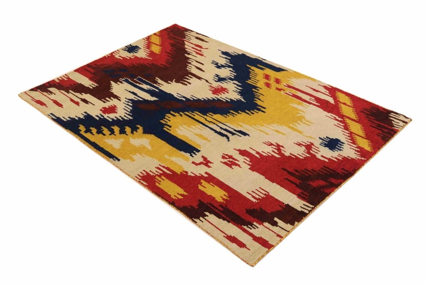 Orientteppich 235 × 165 cm aus Wolle, handgeknüpft