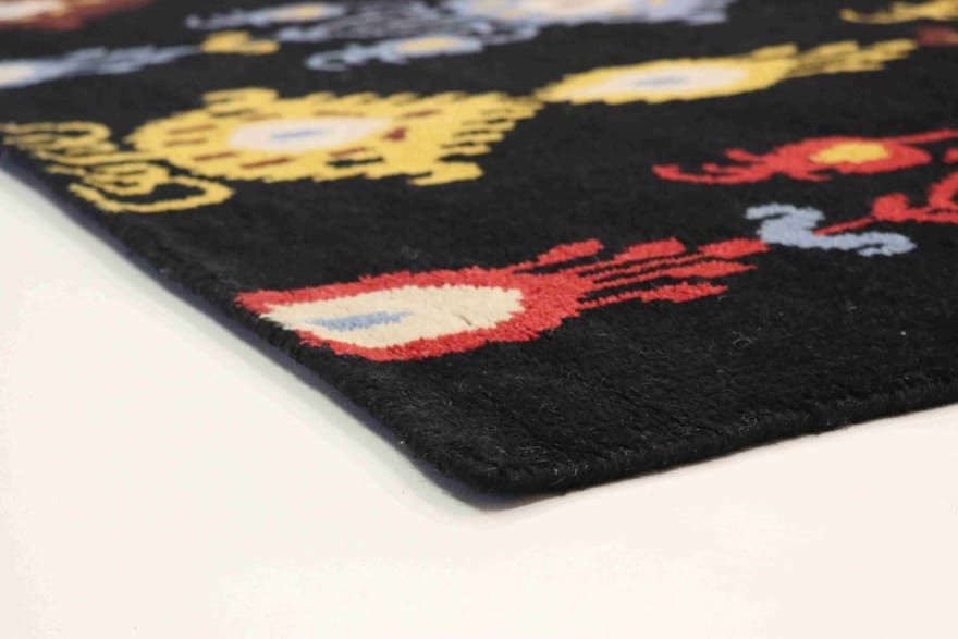 Orientteppich 238 × 172 cm aus Wolle, handgeknüpft