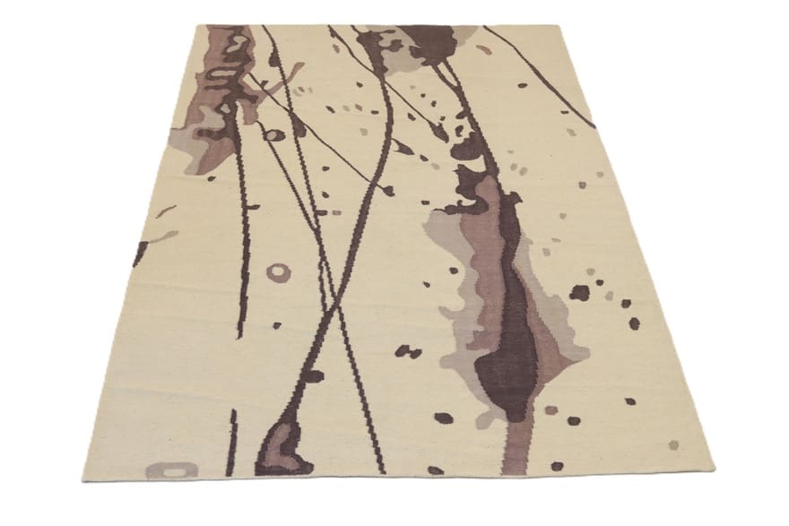 kilim-teppich-225x163-cm-handgewebt-modernes-design-eleganz-7 Handgewebter Kelim, 223 × 162 cm, Wolle