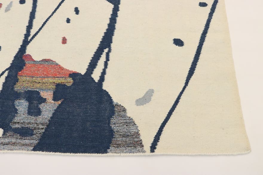Handgewebter Kelim, 223 × 159 cm, Wolle