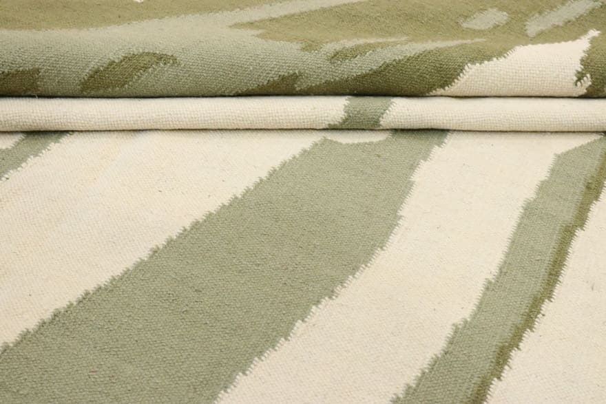 handgewebter-rugeast-kelim-teppich-228x159-cm-geometrisches-muster-4 Kelim Perserteppich 226 × 158 cm aus Wolle, handgewebt