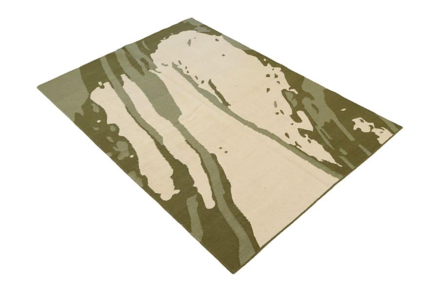 handgewebter-rugeast-kelim-teppich-228x159-cm-geometrisches-muster-8 Kelim Perserteppich 226 × 158 cm aus Wolle, handgewebt