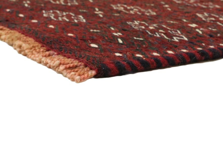 Handgewebter Kelim Perserteppich, 65 × 56 cm, Wolle
