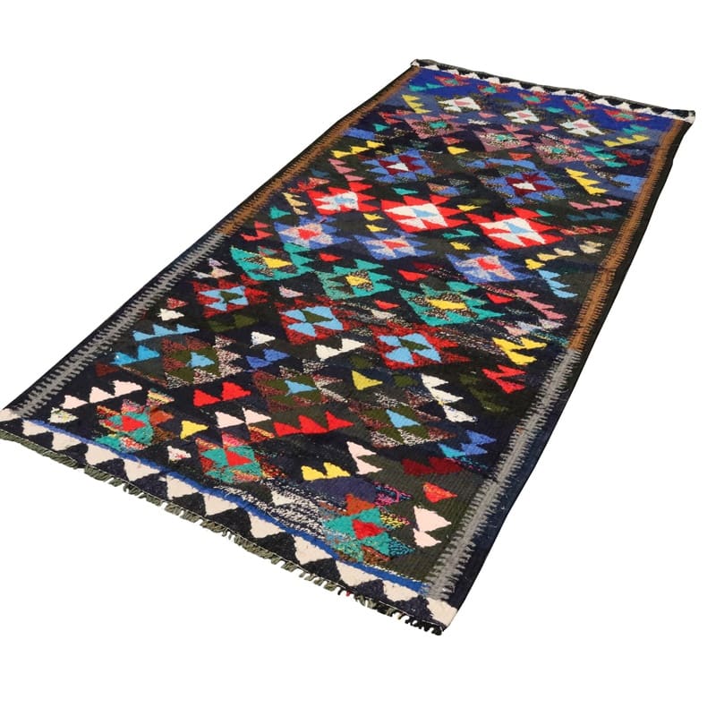 Kelim Perserteppich 266 × 130 cm aus Wolle, handgewebt
