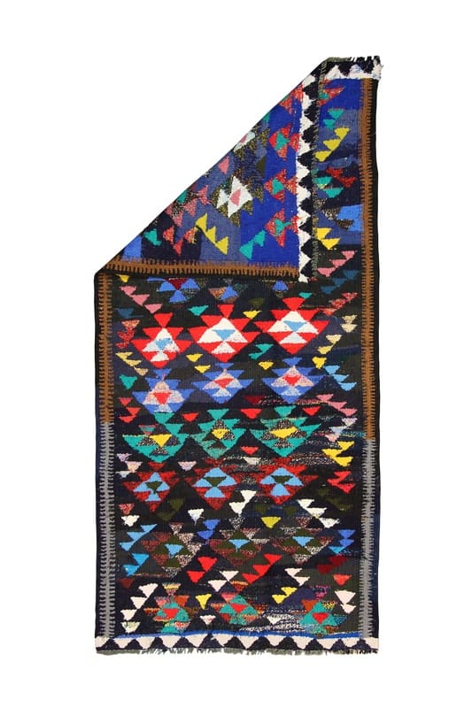 Kelim Perserteppich 266 × 130 cm aus Wolle, handgewebt