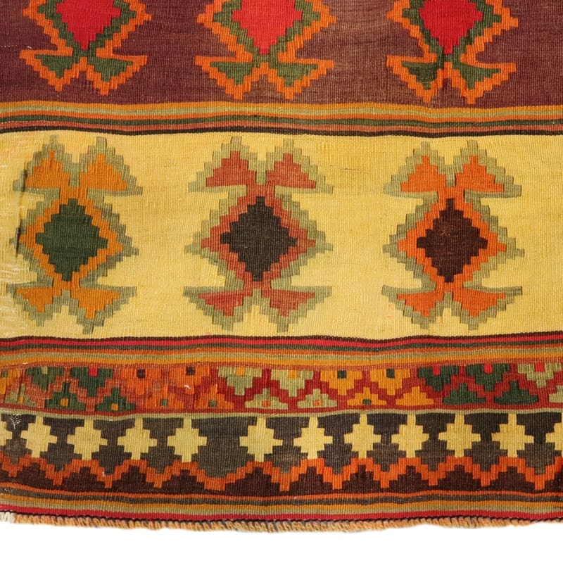 Kelim Perserteppich aus Iran, 308 × 132 cm