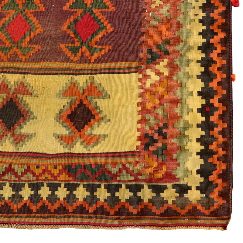 Kelim Perserteppich aus Iran, 308 × 132 cm