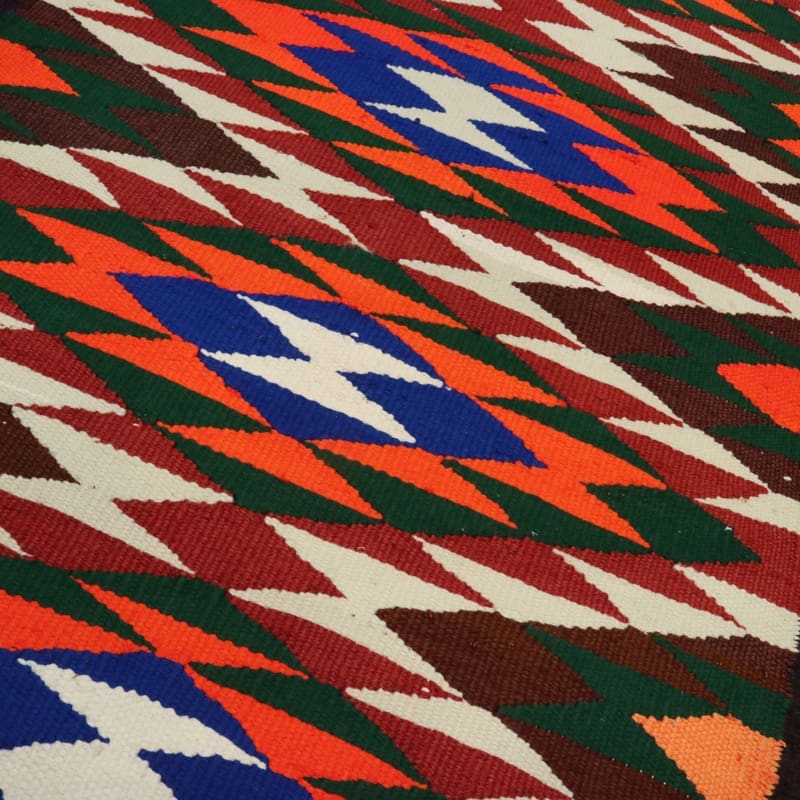 Kerman Kelim Perserteppich aus Iran, 111 × 54 cm