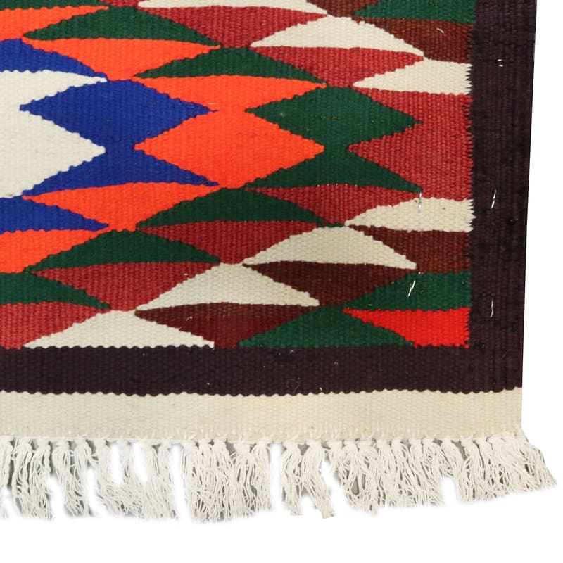 Kerman Kelim Perserteppich aus Iran, 111 × 54 cm