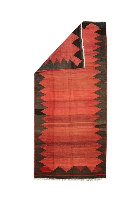 Kelim Perserteppich 251 × 111 cm aus Wolle, handgewebt