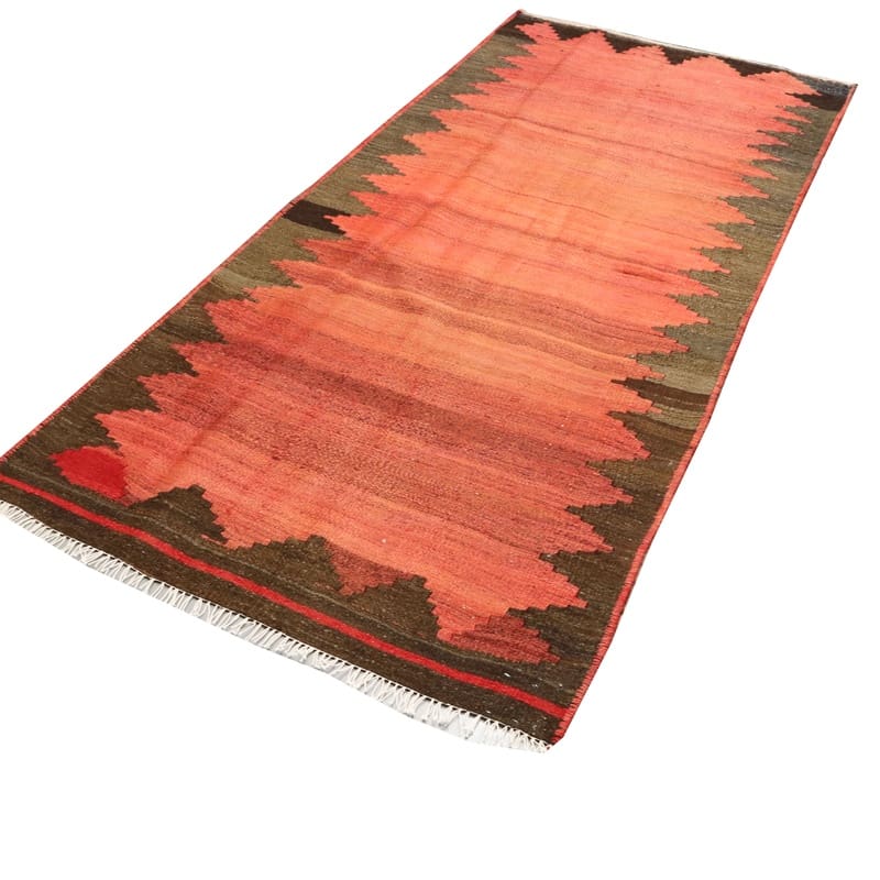 Kelim Perserteppich 251 × 111 cm aus Wolle, handgewebt