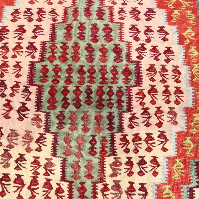 Kelim Perserteppich aus Iran, 235 × 118 cm