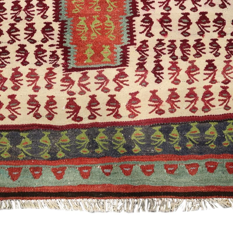 Kelim Perserteppich aus Iran, 235 × 118 cm