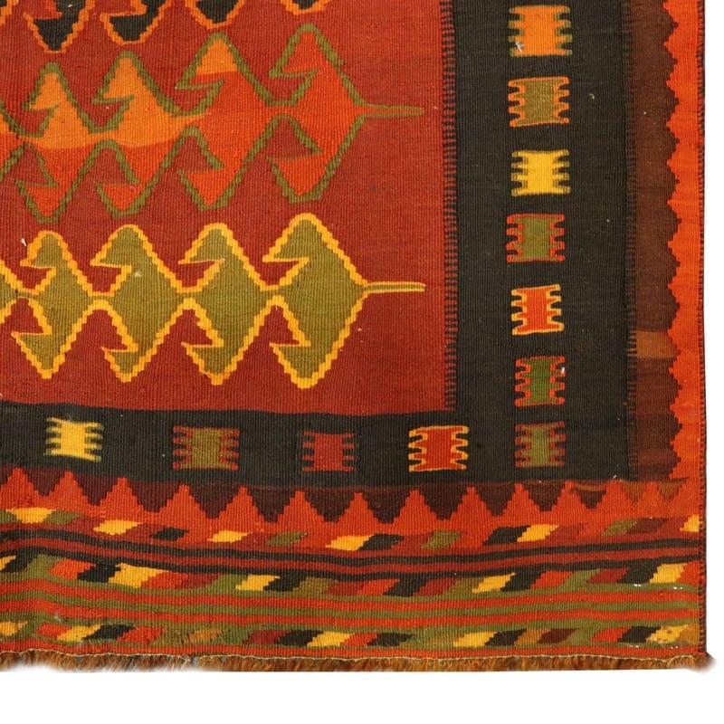 Handgewebter Kelim Perserteppich, 254 × 153 cm, Wolle