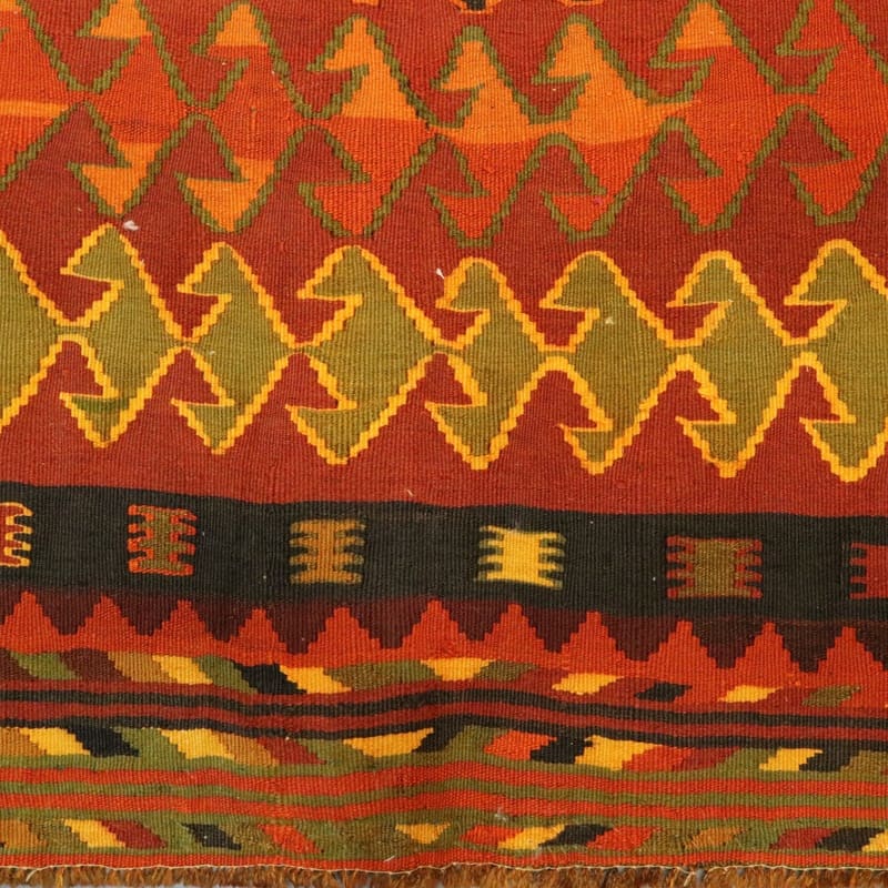 Handgewebter Kelim Perserteppich, 254 × 153 cm, Wolle